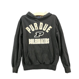Campus Heritage Men's Purdue Boilermakers Spell Out Hoodie Sweatshirt Gray Small